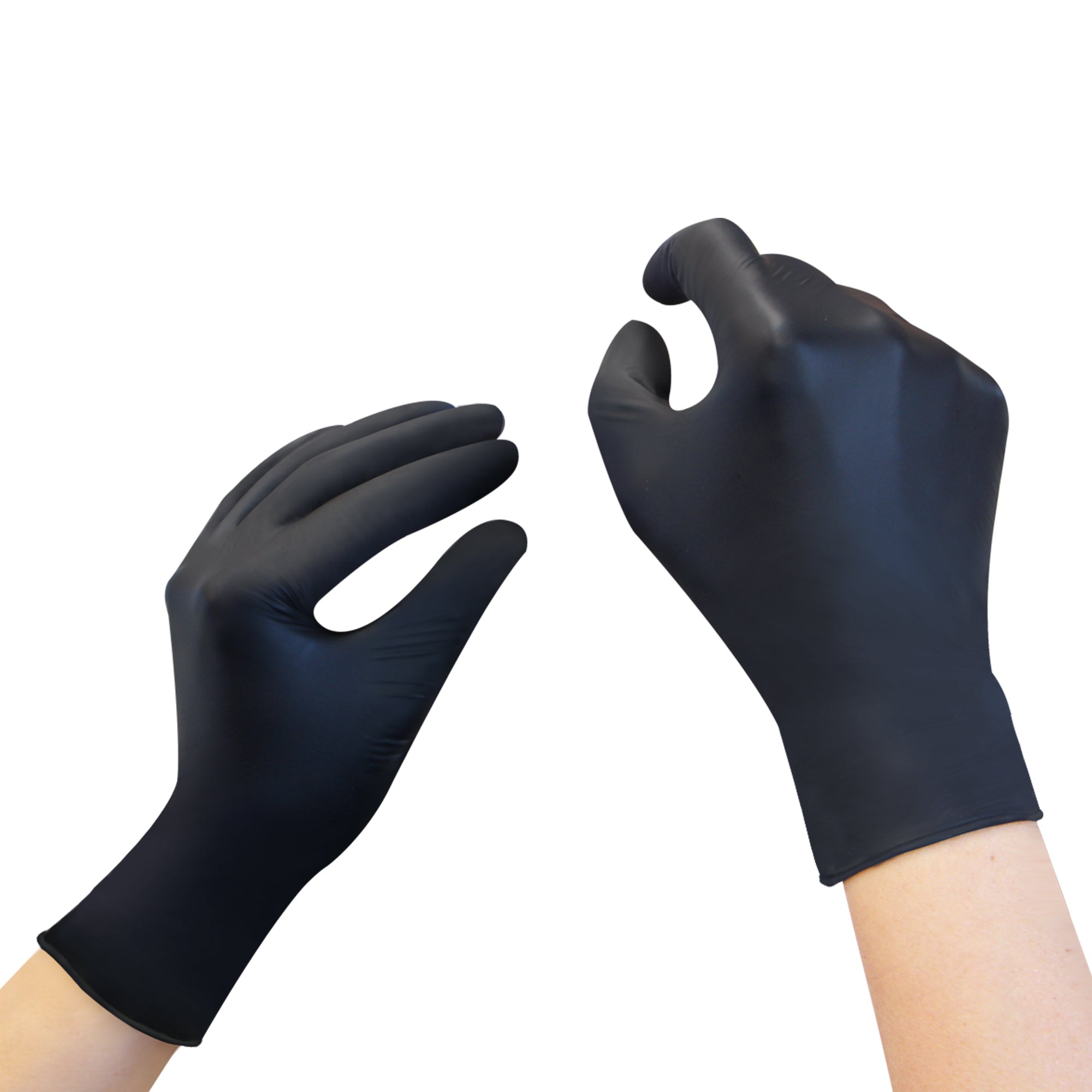 Safehealth 6.0g Black Heavy Duty Nitrile Gloves (10x100)